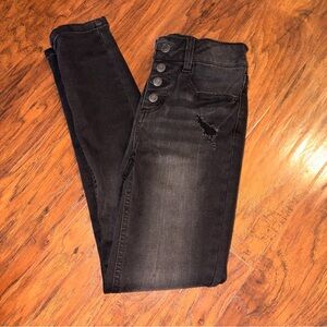 Trendy Black Kids Jeans Hippie Girl